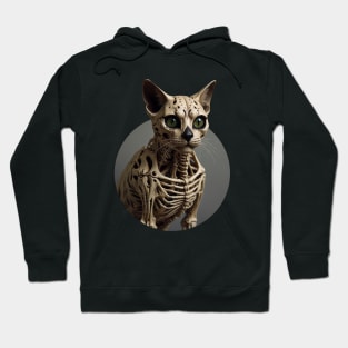 Spooky Skeleton Cat Hoodie
